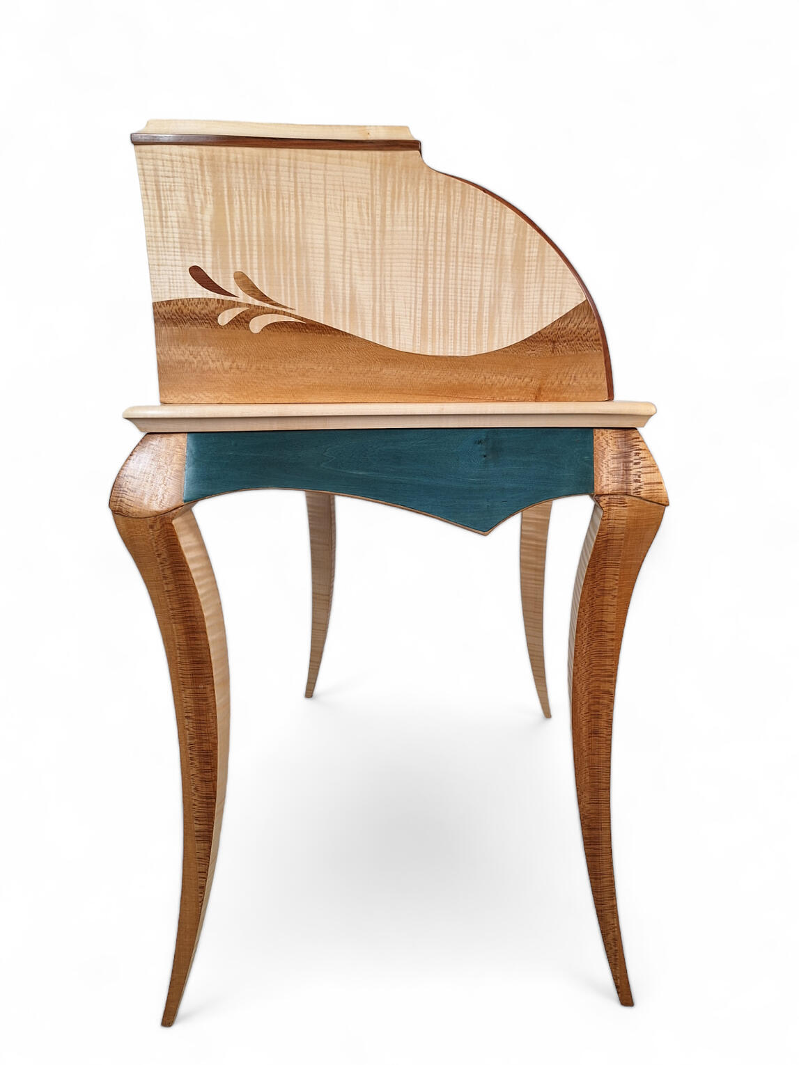 Bureau Cylindre marqueté