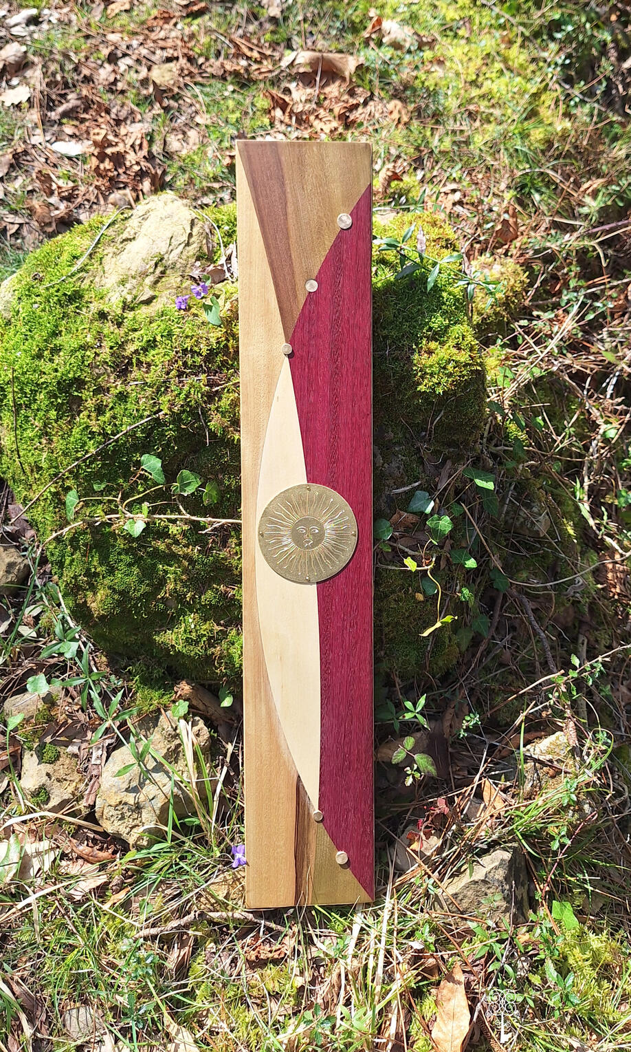 Tableau de marqueterie et laiton - Les Trois Cercles